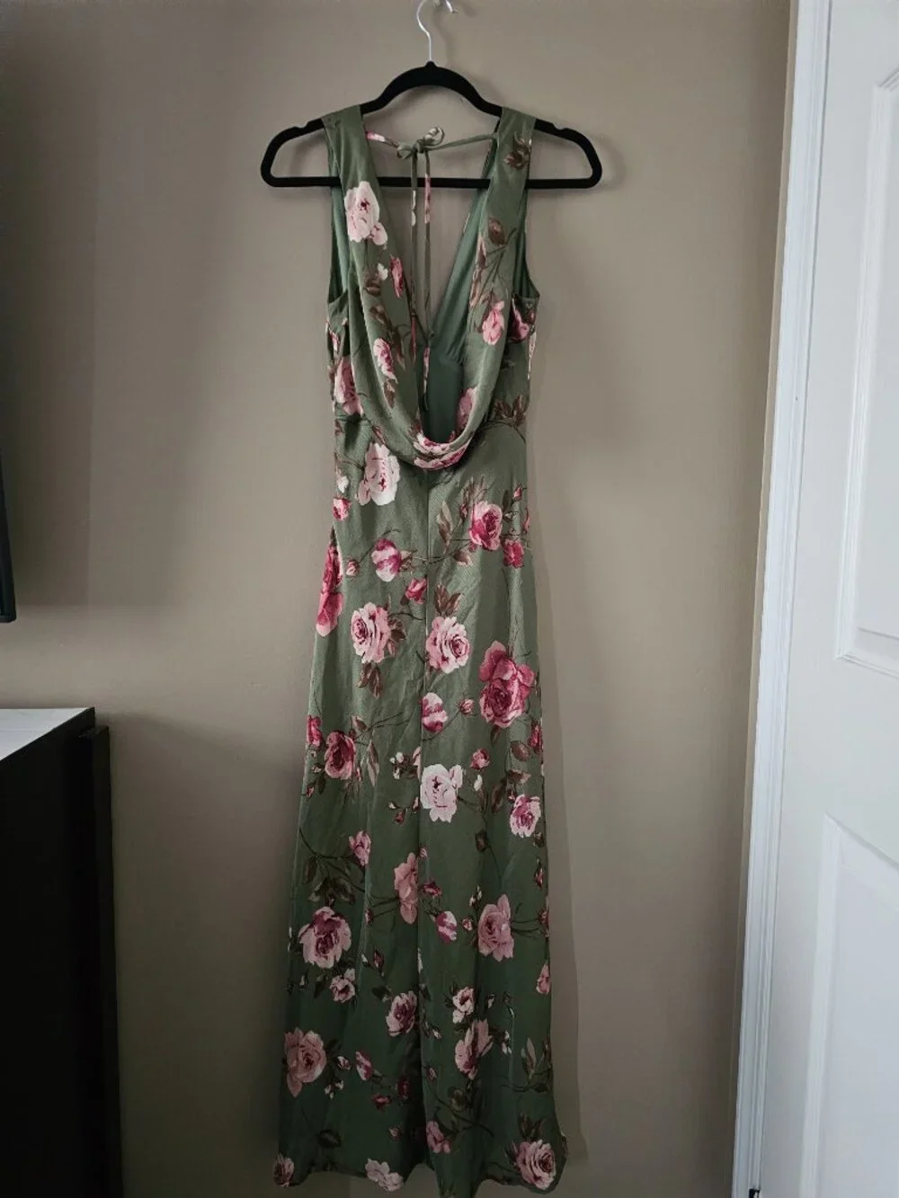 Green Floral Dress